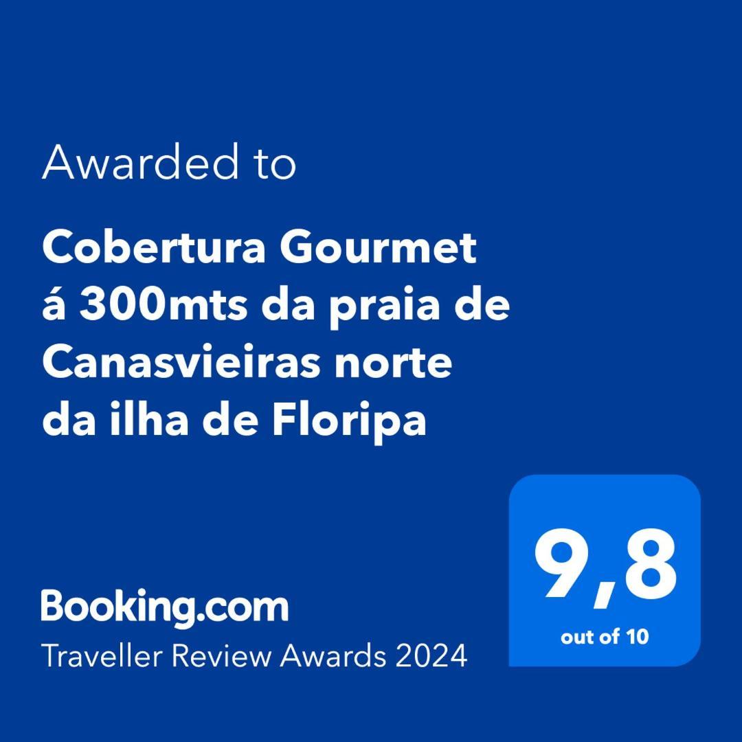 Cobertura Gourmet á 300mts da praia de Canasvieiras norte da ilha de Floripa Florianópolis Exterior foto